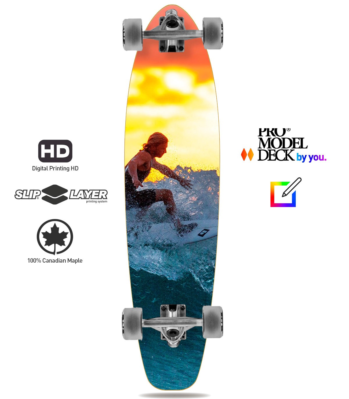 "Mindless " Longboard Personalizado