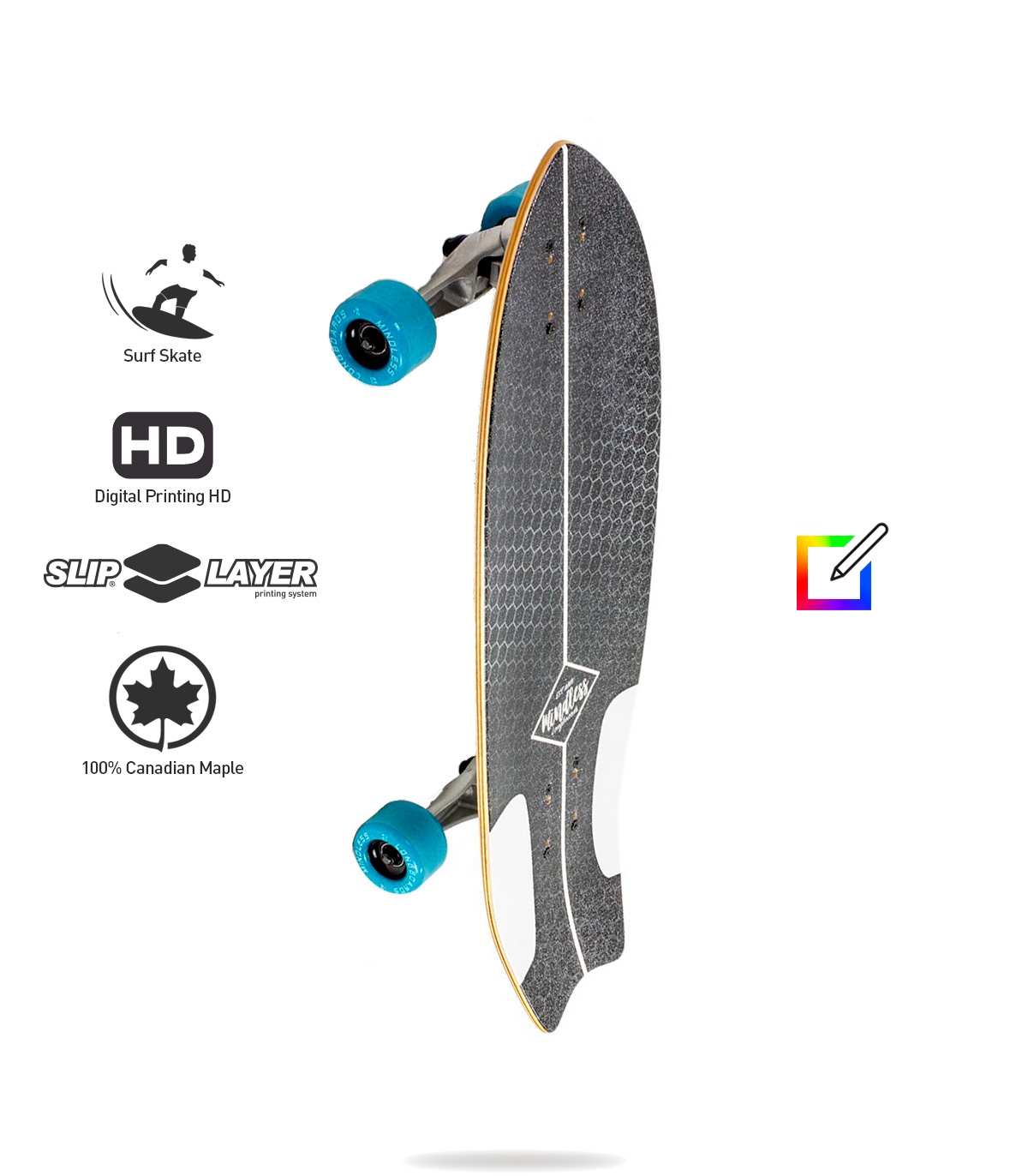 Custom Surf Skate 1