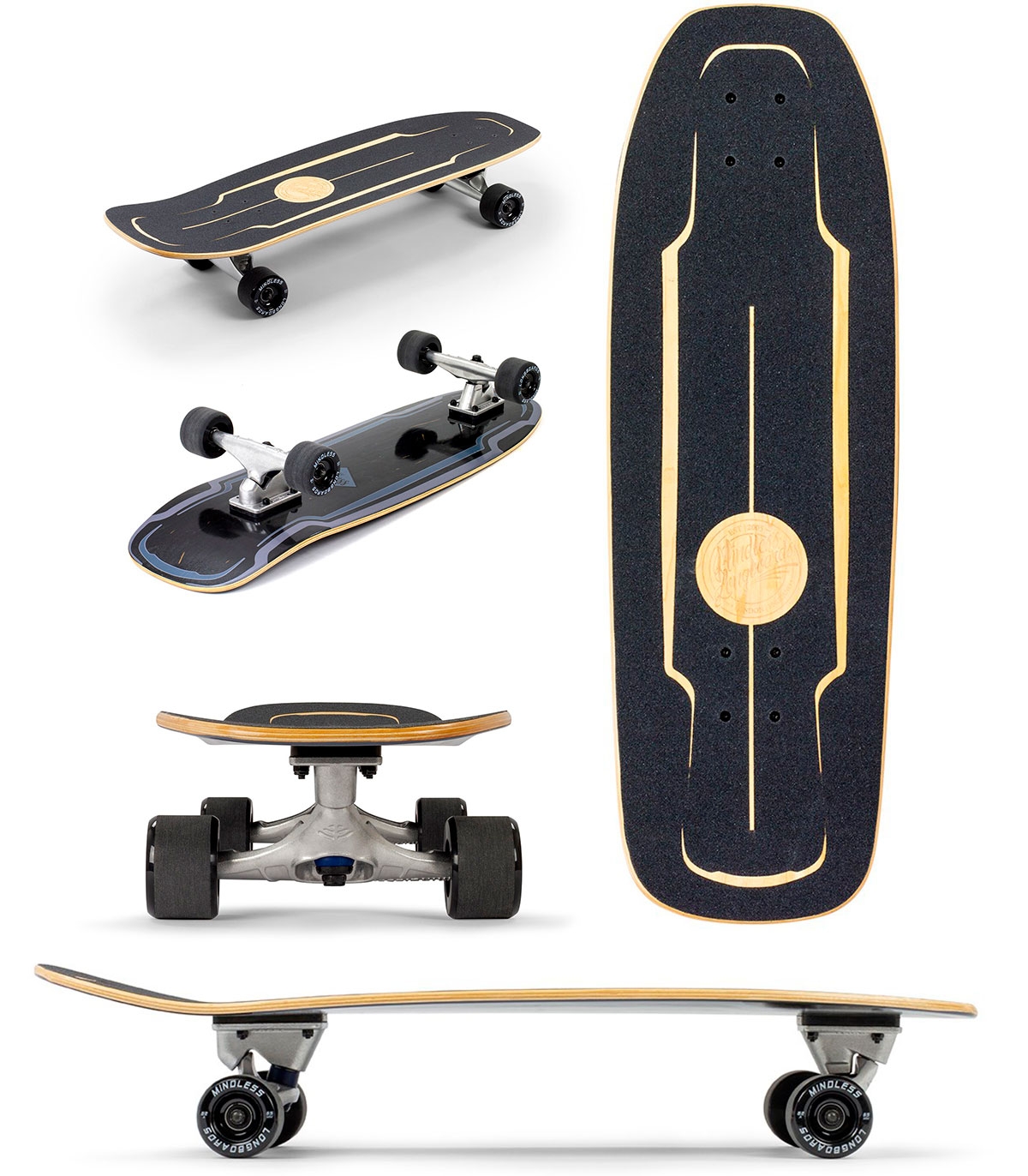 Surf Skate personalizzato Black