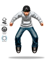 DRAGGED Fingerboarder "Medina White cap"