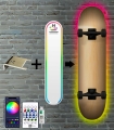LED-Skate-Deck-Lampe mit Hintergrundbeleuchtung